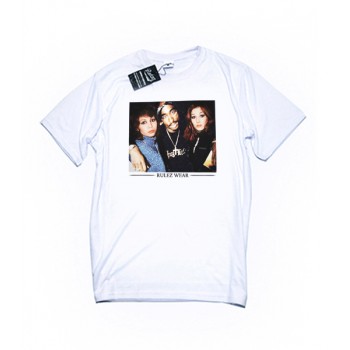 Camiseta Rulez Las Grecas & Tupac Blanca 